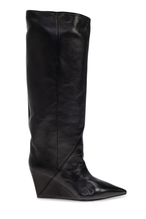 Fendi Leather knee-high boots Show | Women's Shoes | Vitkac